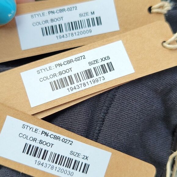 SKIMS Cheeky Tanga Stretch Cotton-jersey Briefs In Black - Picture 3 of 3